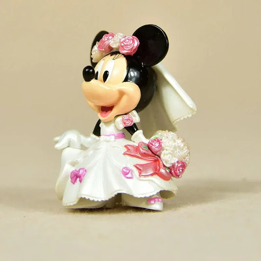 Minnie Mickey Mouse Wedding Figure Set