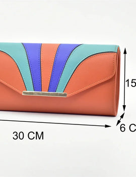 Italian Design Fashion African Women's High Heel Comfortable Shoes and Bags Set Leather Wedges Shoes for Women