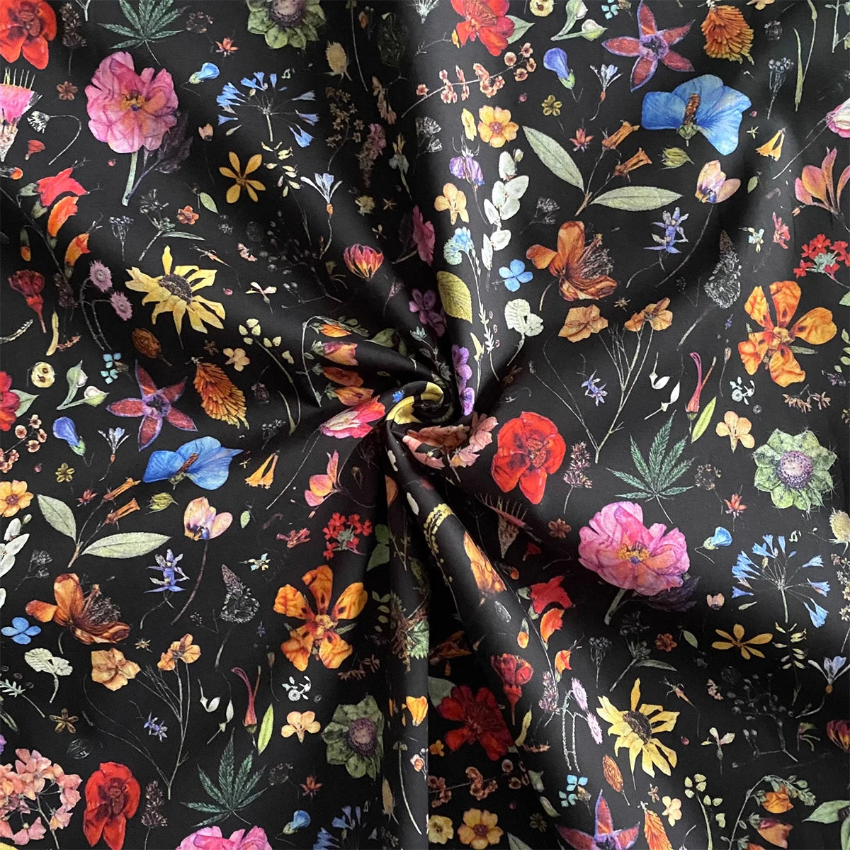 100% Cotton Poplin 80S Like Liberty Floral Eve cotton tana lawn fabric Sewing Making Women's Wear Dress Children Clothing Cloth