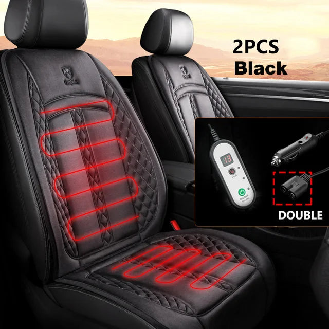 12V 24V Heated Car Seat Cover Universal Winter Electric Heating Cushion
