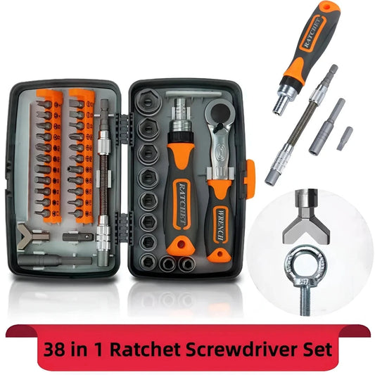 Multi Tools Screwdriver Set Ratchet Socket Wrench Combination Toolbox Hardware Precision Screw Bits Hand Tool Sets