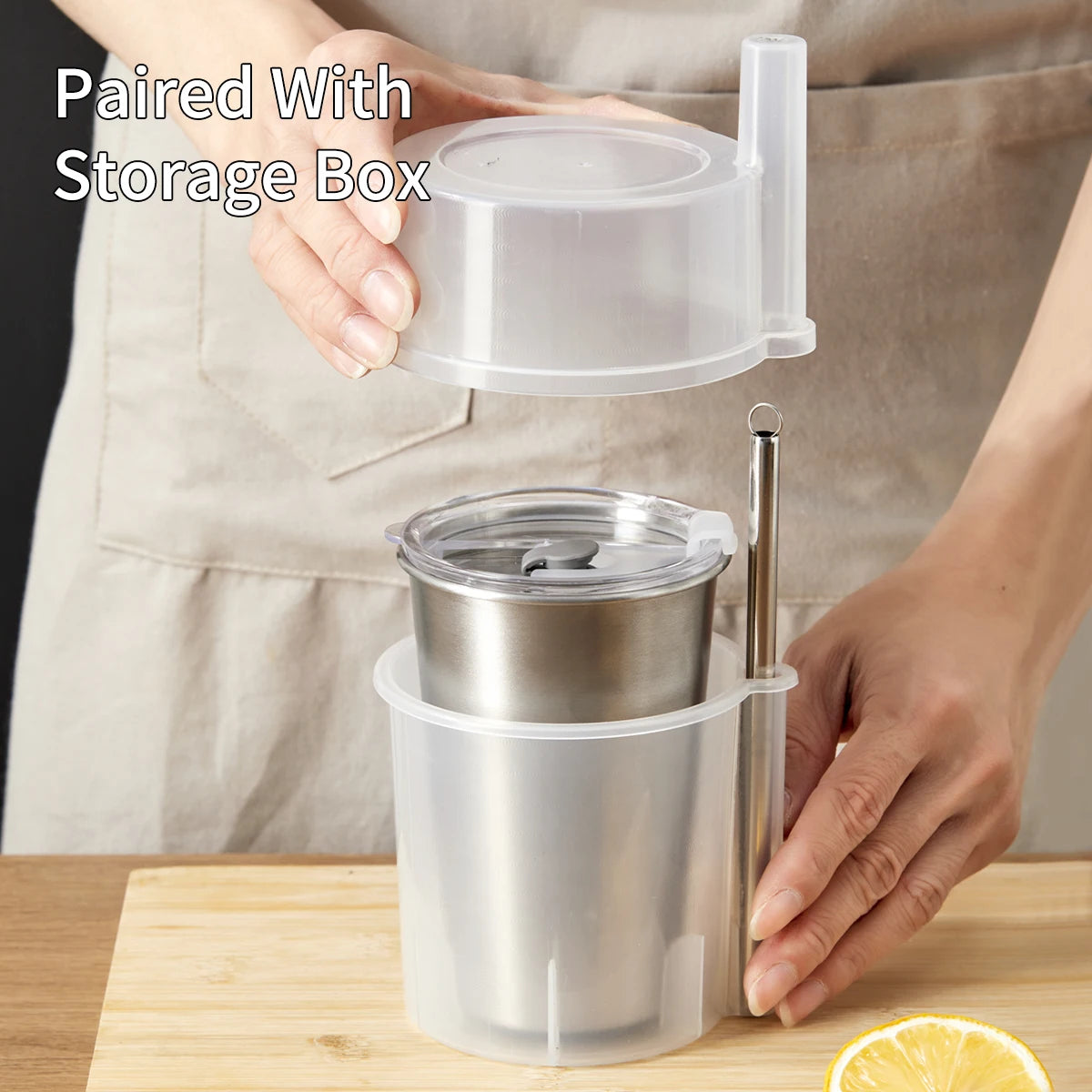 Stainless Steel Quick Cooling Mug Portable Freeze Cup with Lid Fast Chill for Beer Juice Cold Drinks Large Capacity Home Car Use