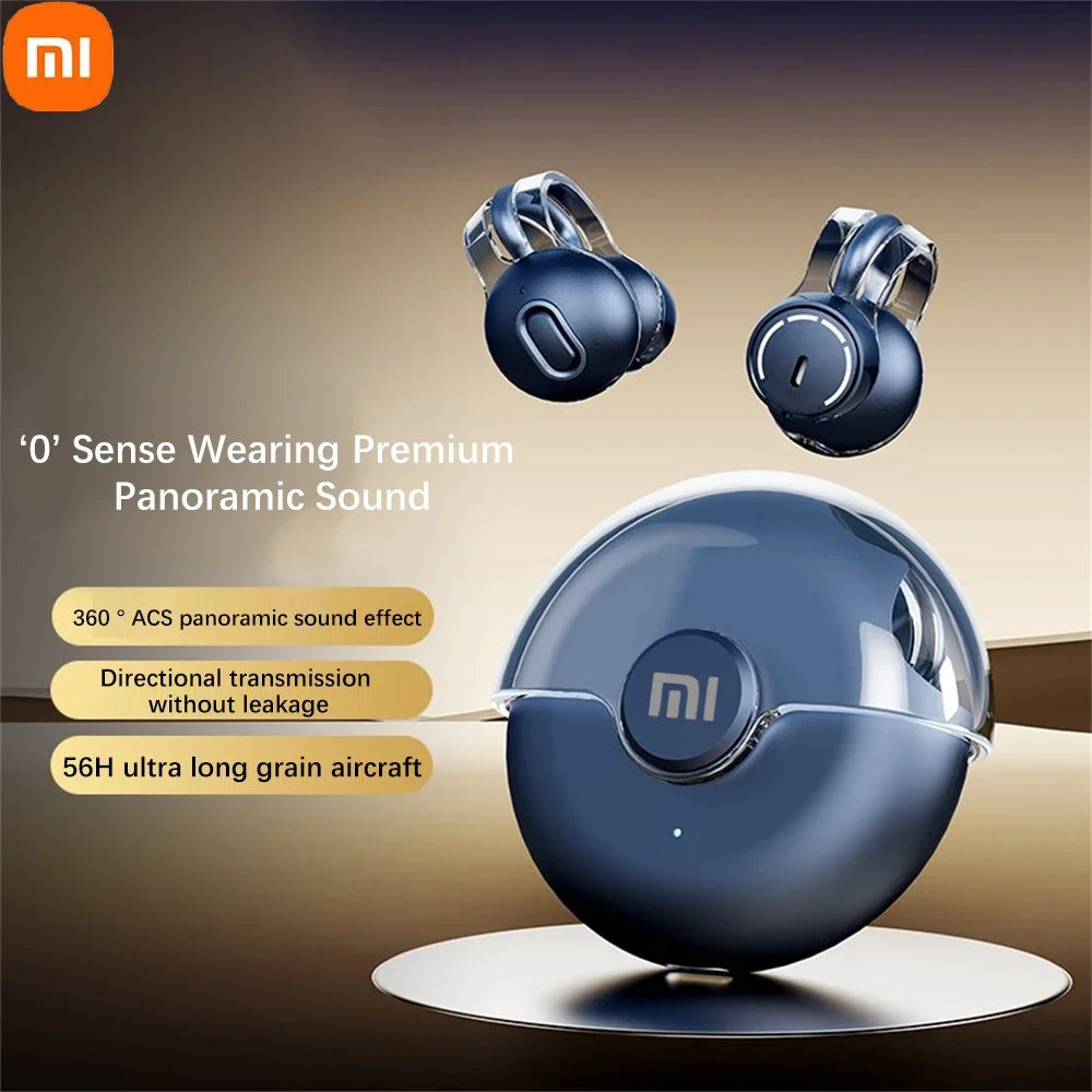 XIAOMI S36 Bluetooth Earphone 360°ACS True Wireless earbuds EarClip Open Ear Sport Stereo Headset Built-in Mic For Phone