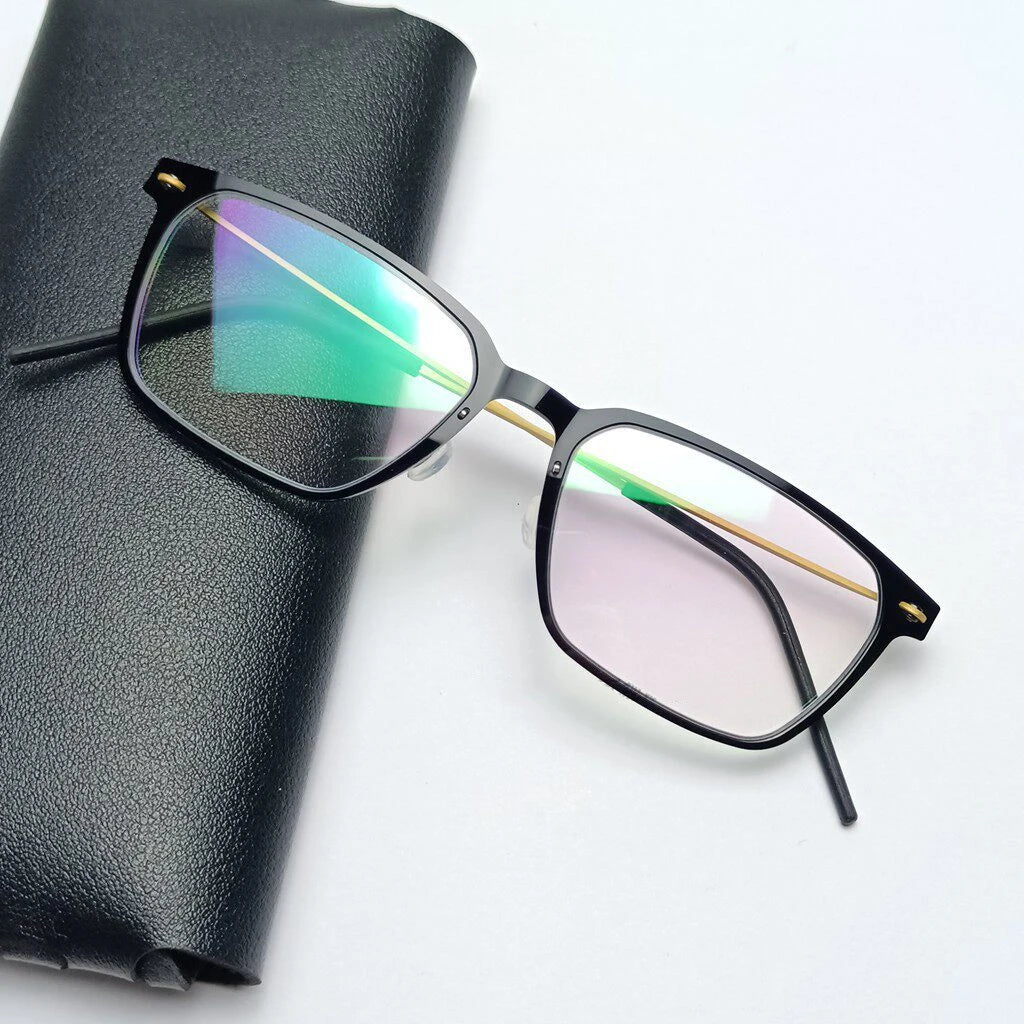 Rectangle Titanium Acetate Ultralight Eyeglasses Frame