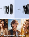 Omic D/U Wireless Lavalier Lapel Mini Microphone Condenser Mic for iPhone iPad Android Smartphone Video Live Broadcast Vlog