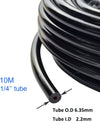 1/4'' Or 3/8'' High Pressure PE Tube Outer Dia.9.52mm for Misting Cooling System Garden Irrigation Pipe 5M/10M