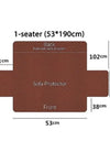 1Seater Recliner Sofa Covers Flannel Plush Armchair Slipcovers with Pockets Lazy Boy Relax Recliners Sofa Mat Chair Cover Home