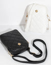 Embroidery Shoulder Bag PU Leather Clutch Wallets Girls Mini Crossbody Messenger Bags
