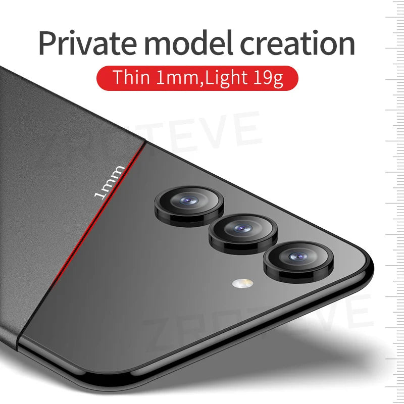 Zroteve Slim Matte Hard PC Case for Samsung Galaxy S26 Ultra / S25 Edge / S24 / S23 – Lightweight Protective Cover