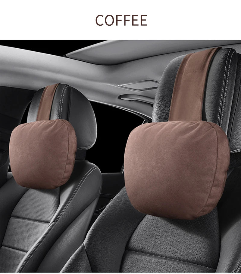 Memory Cotton Car Headrest Neck Support For Car Supplies Seat Class Soft Universal Adjustable Car Pillow Neck Rest Cushion