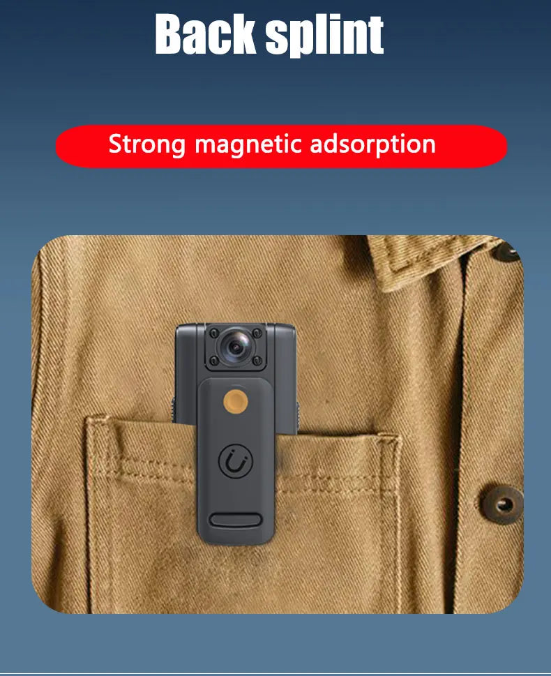 1080P HD Mini Camera Portable Digital Video Recorder BodyCam Infrared Night Vision Police Cam Small Bike Camcorder