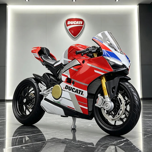1 18 Scale Ducati Panigale V4S Corse Diecast Motorcycle Model