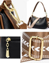 Cowhide Crossbody Bag  Straps Tote Lady Shoulder Bags Leather Messenger Bag