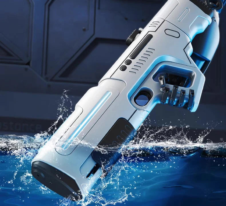 Fully Automatic Pulse Electric Water Gun with Fire Spray Effect Large Capacity Water Blaster