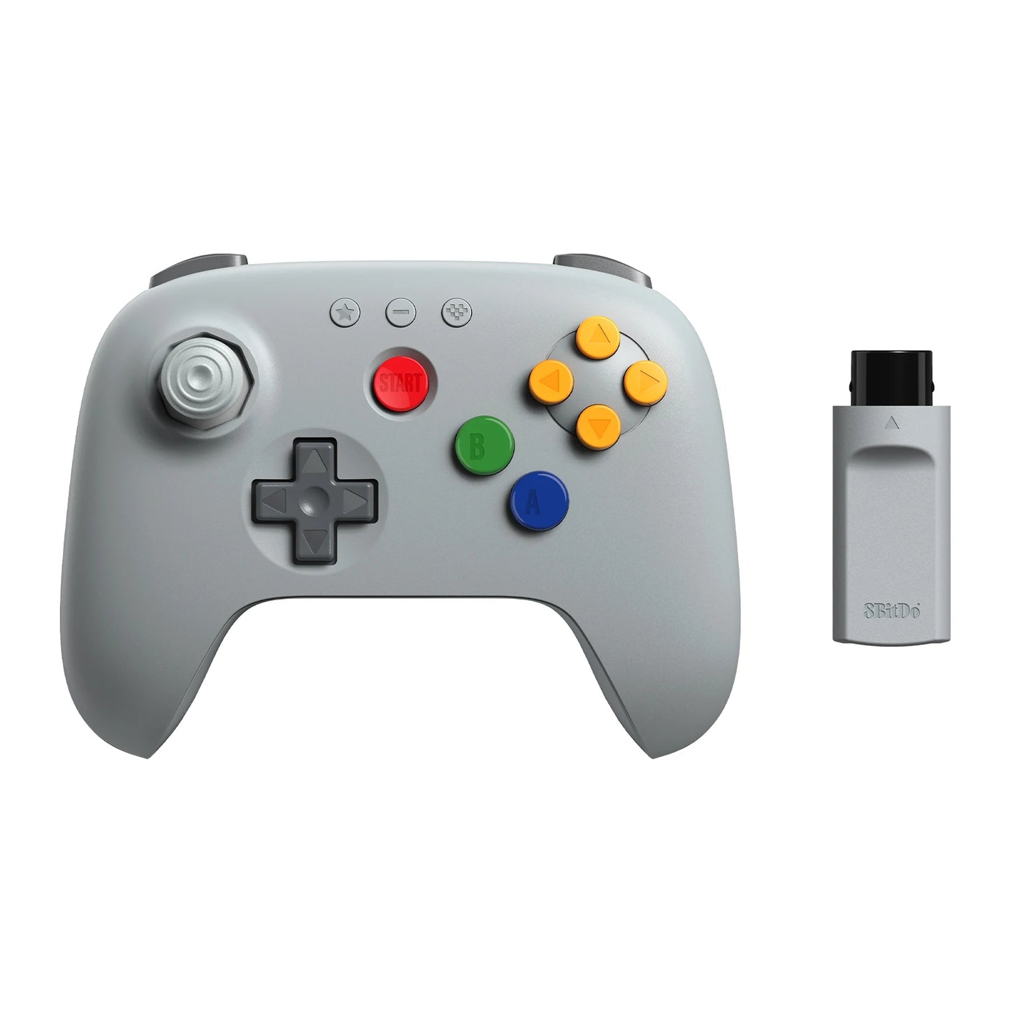 Wireless Retro Gaming Controller with Hall Effect Joystick for Nintendo 64 and Analogue 3D