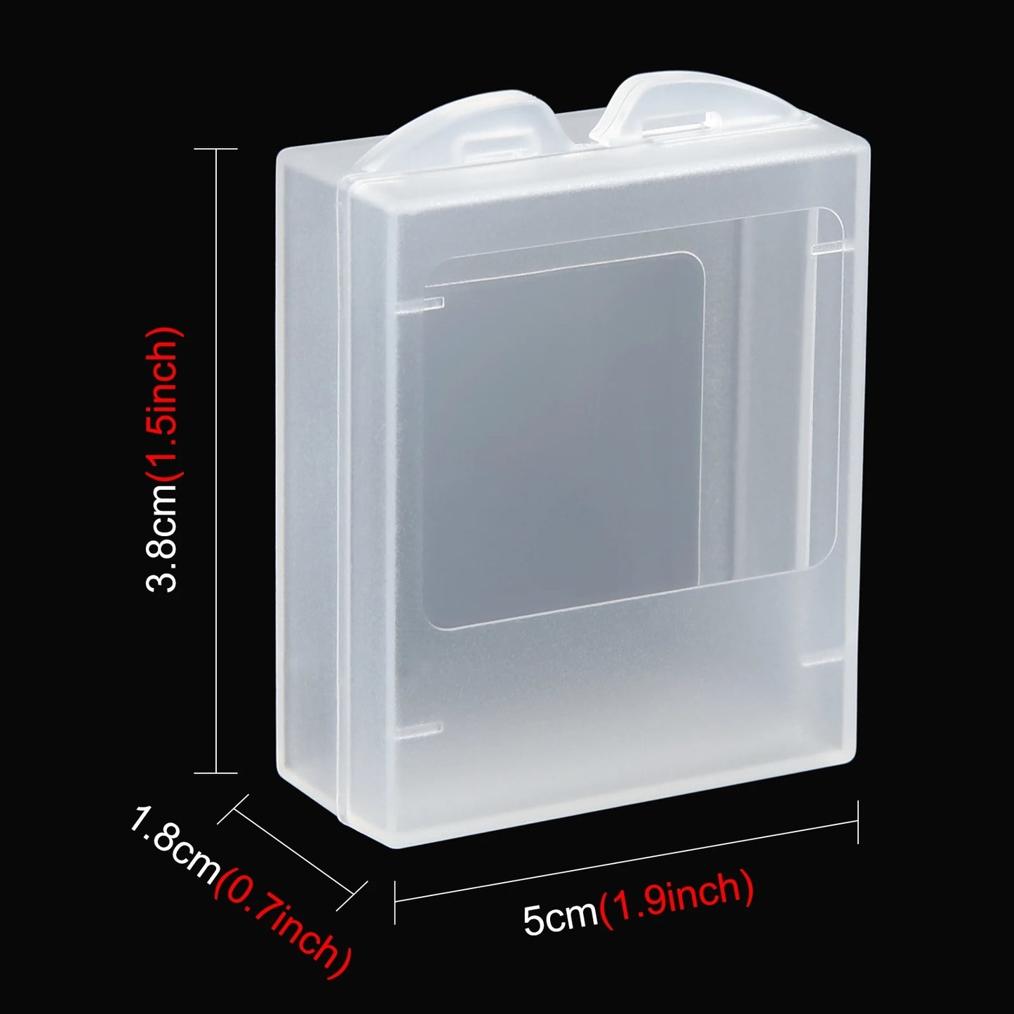 Plastic Transparent Battery Storage Box for GoPro AHDBT-901/BT-801/BT-501/BT-401/BT-301 Battery