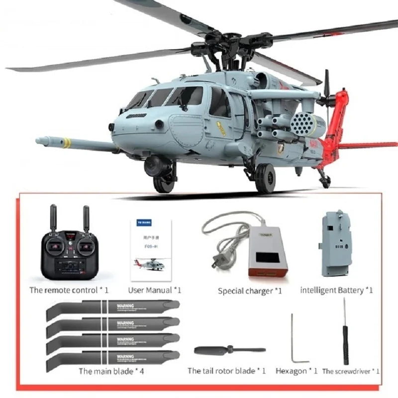 Remote Control Naval Military Helicopter With GPS Positioning