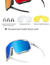 Bicycle Glasses UV400 Photochromic / Polarized Bike Eyewear Sunglasses 3 Lens Outdoor MTB Road Cycling Goggles Glasses