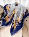 Square Women Scarves Silk Office Ladies Hair Neck Bandanna Headband Foulard Headcloth Muslim Headscarf Female muffler