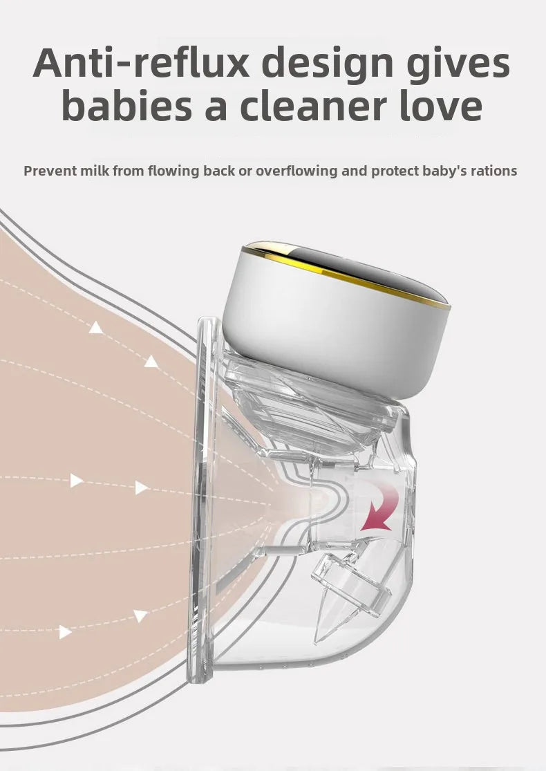 Wearable Hands-free Device Auto Suck 180ml Bottles Silicone Free Care Single Wearable Milk  Breastfeeding Breast Pump