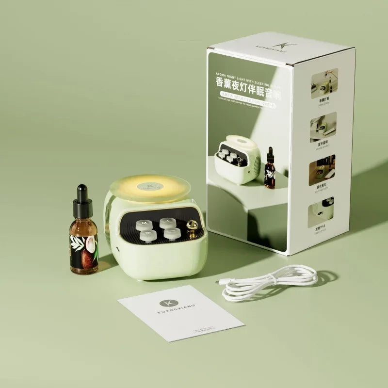 Aromatherapy Night Light Creative Mini Atmosphere Wireless Bluetooth Speaker Desktop High Sound Quality Ornament Bass Cannon