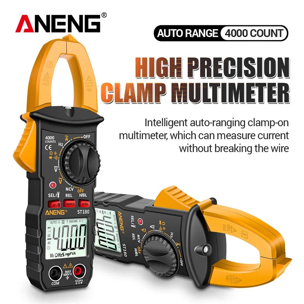 Smart Clamp Multimeter 600V Meter AC/DC Voltage Tester Ammeter Pliers Test Voltmeter Capacitance Ohm Current Tools