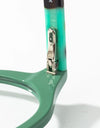 Small Size Retro Polygon Eyeglasses Green Luxury Acetate Eyewear Optical Prescription Frames