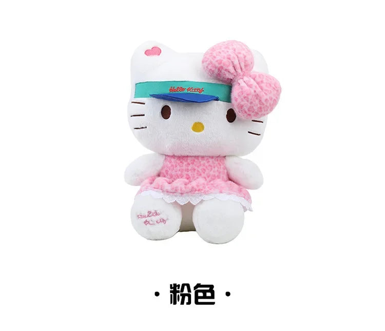 Sanrio 60cm Kawaii Print Hello Kitty Plush Toy Kt Cat Big Stuffed Doll Cartoon Cute Baby Kids Birthday Gift Room Decor