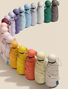 Sun Umbrella Travel Umbrella Compact Ultralight Mini Portable Waterproof Folding Umbrella