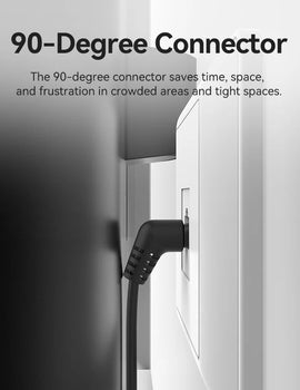 CAT6A Ethernet Cable 10Gbps 90/360 Degree Rotation CAT 6A Slim Networking Internet Lan Cord for PC PS4 Router RJ45 Cable