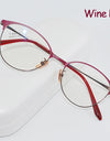 Retro Cat Eye Butterfly Eyewear Ultra Light Alloy Spectacle Optical Prescription Glasses Frames
