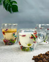 1/2/4PCS Double Wall Clear Glass Coffee Mugs Double Insulated Glass Cup For Hot Cold Beverages Cappuccino Espresso Cup