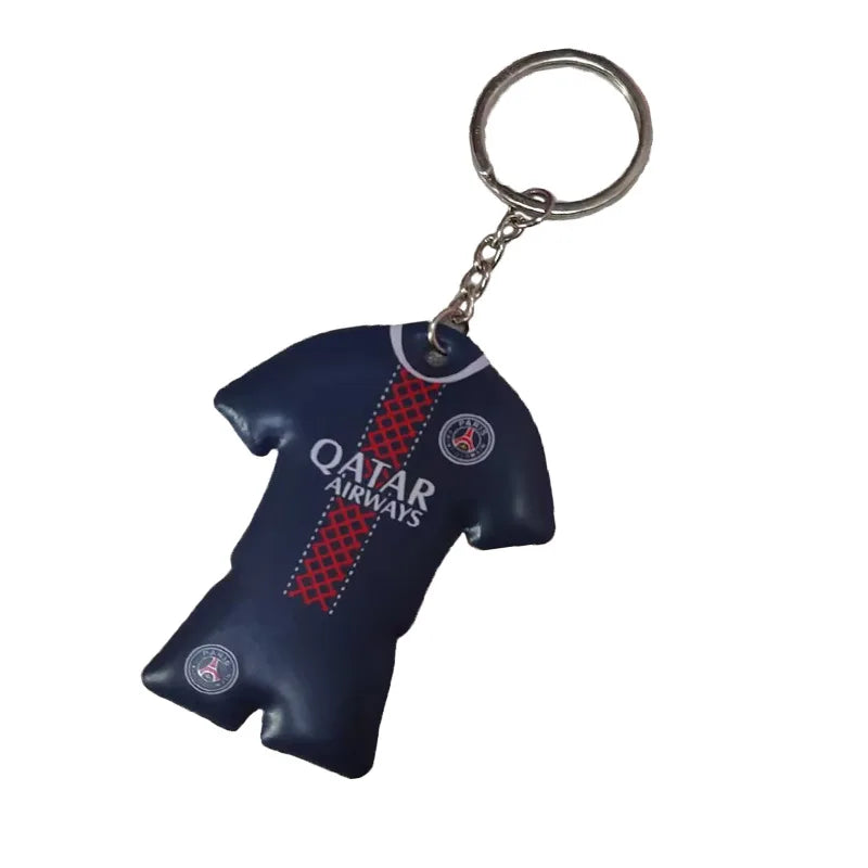 Football Jersey Keychain Soccer Team Shirt Bag Charm Sports Souvenir