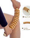 1 PC Wood Bendable Massage Roller Wooden Therapy Massager Tools,Lymphatic Drainage,Cellulite Trigger Point Manual Muscle Release