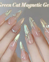 10ml Green Cat  Gel Ultra Shine Holographic Glitter Semi Permanent Soak Off UV LED Gel Varnish For Manicure