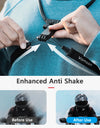 Anti-shake Neck Hold Mount for iPhone 14 13 Xiaomi Huawei Samsung Cellphone Smartphone Running Cycling Record Vlog Video