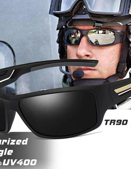 Polarized Windproof Sunglasses for Men Designer Travel Mirror Glasses