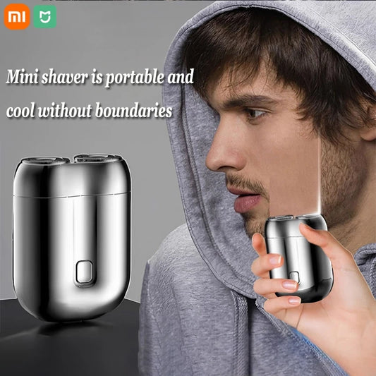 Xiaomi Double-headed Mini Magnetic Shaver Type-C Charging Silent Washable Electric Shaver Portable Men Women Electric Razor