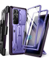 for Samsung Galaxy S23 Ultra S24 Case with Kickstand Slide Camera Cover Screen Protector Military Grade Shockproof 6.8"