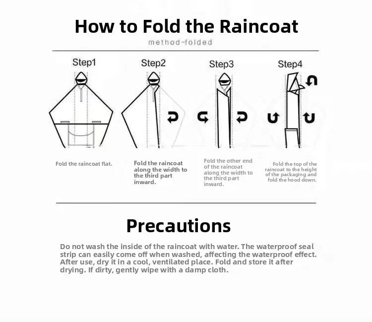 Large Double Person Waterproof Motorcycle Rain Poncho with Foot Coverage
