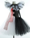 Killer Clown Costume for Girls Halloween Fancy Tutu Dress Blood Scary Art The Clown Terrifier Costume for  Carnival Clothes