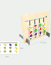 Montessori Wooden Toys Double-sided Matching Games for s 2 3 4 Years Logic Thinking Training Activity Board  Wooden Toys