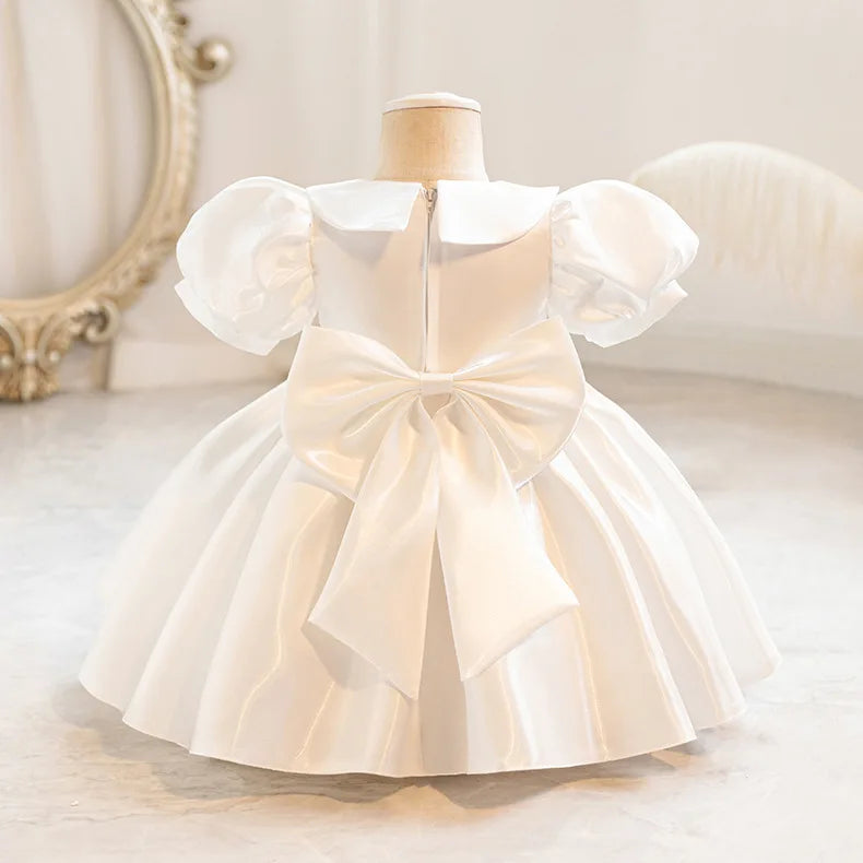 Luxury Princess Dress for Girls - Premium Fluffy Tulle Ball Gown Flower Girl Wedding Dress + Birthday Party Gown
