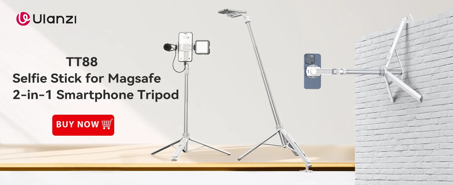 Portable Universal Tripod Aluminum Alloy Camera & Fill Light Holder Lightweight Extendable
