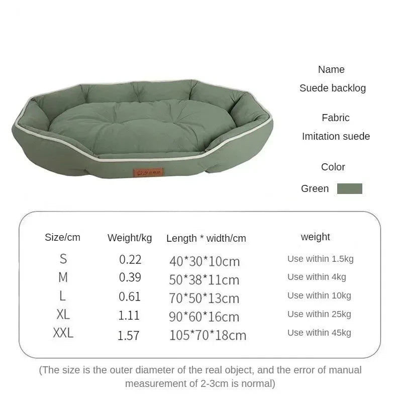 Fluffy Plush Pet Sofa Bed Cushion for Dogs and Cats