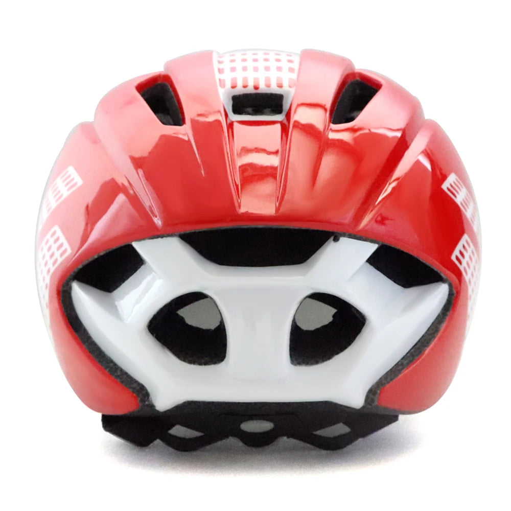 Aero Time Trial Cycling Helmet With Magnetic Lens
