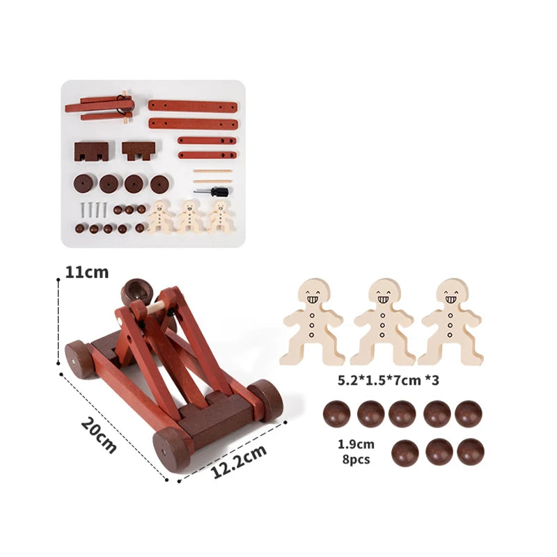 Wooden DIY Vehicle Assembly Toy Set