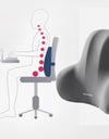 Memory Foam Lumbar Back Cushion Car Office Chair Lumbar Cushion Postpartum Waist Support Multi Functional Pain Relief Pillow