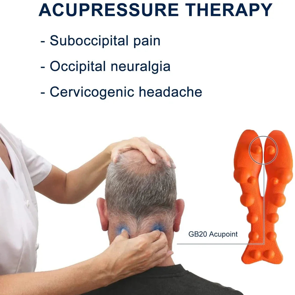 Cervical Traction Device Pillow Neck Stretcher Equipment for TMJ Neck Pain Relief Neck and Shoulder Relaxer