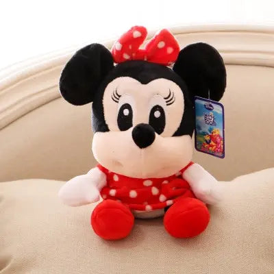 Cartoon Plush Pin Winnie The Pooh Mickey Minnie Tigger Piggy Short Stuffed Animal Doll Doll Toy 's Holiday Gift
